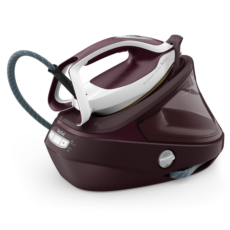 Tefal GV9721E0 Centro Straightener Steam Pro Express, Power 3000W, Depósito Water 1,2 L, Colour Borgoña