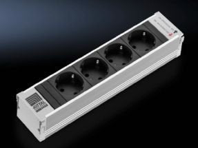 Rittal Dk 7856.100 Base Múltiple 4 Salidas AC Indoor Aluminium Black
