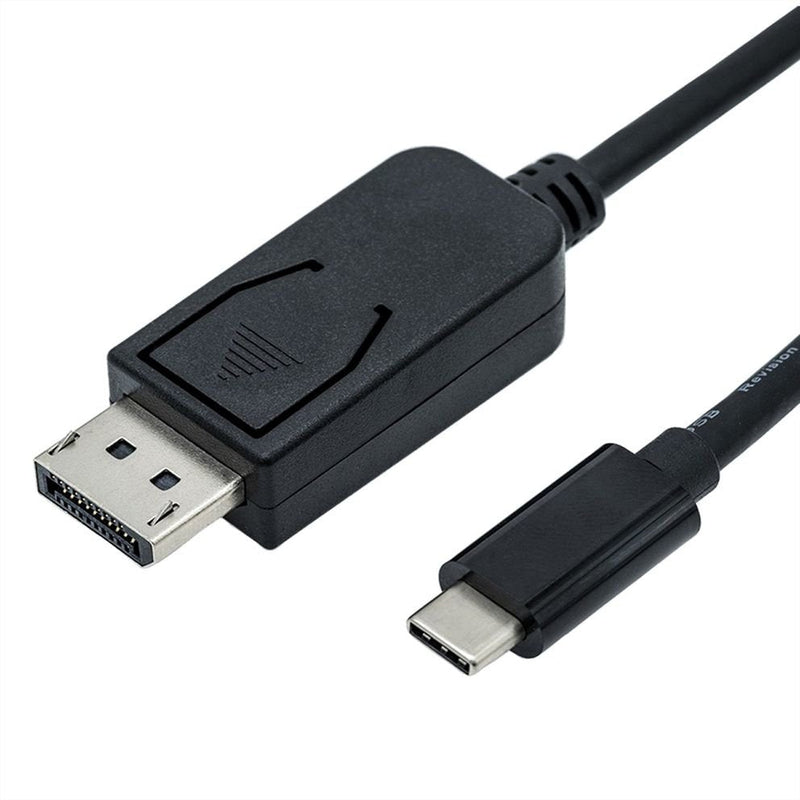 Roline USB Typ C - DisplayPort Adaptercable, V1.2, St St, 1M