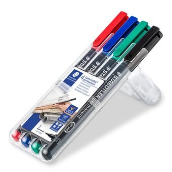 Staedtler Marker Permanente Lumocolor Punta 0.4MM 313 Case Cuatro Units — image 1