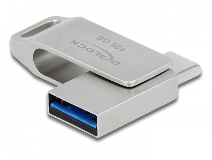 Delock USB 3.2 Gen 1 USB-C ™ + Pencil Memory Type a 128GB - Housing Metal