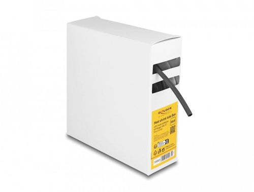 Tubo Termorretráctil Box, With Adhesive Indoor Schrumpfungsrate 4:1, 5M X 4MM Black — image 1