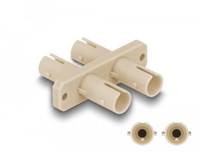 Delock 87935 Adapter Fibre Optic St/St 1 Pieces Beige — image 1