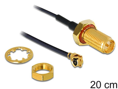 Delock Cable Antenna Rp-sma Female Installation Mhf / U.FL-LP-068 — image 1