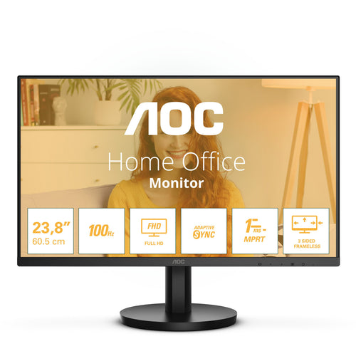 AOC Monitor 24B3HMA2 23.8' Full HD Multimedia Black HDMI VA Black Speaker Retail — image 1