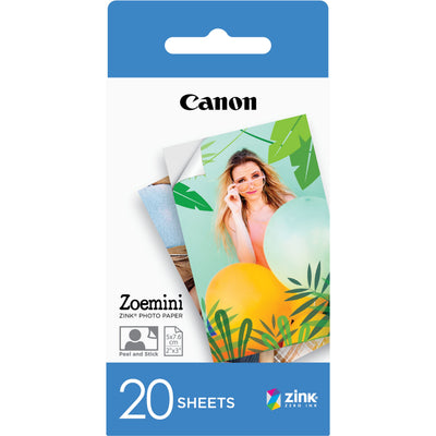 Canon Paper Fotografico ZP-2030 20 Hojas Zink Zoemini — image 1