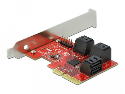 Delock Card SATA Pci Express X4 6 Ports - Factor Forma Perfil Low — image 1