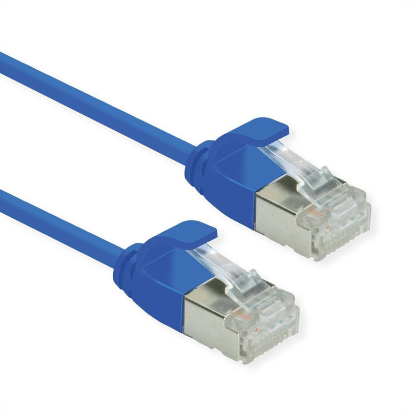 Roline Verde U FTP Network Cable CAT.6A (class Ea), Lsoh, Slim, Azul 1M