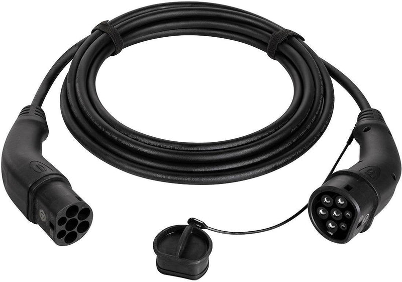 Logilink Cable E-car Typ 2 11KW 20A 7,5M Black 3-PHASIG