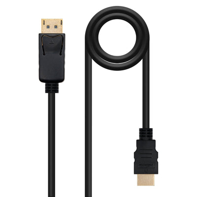 Nanocable Cable Converter DisplayPort Male a HDMI Male 5M - Black — image 1