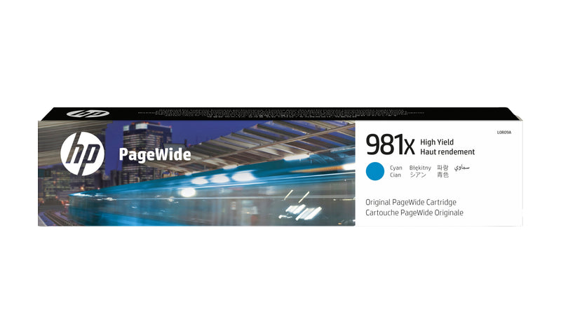 HP Genuine Toner 981X Cyan L0R09A