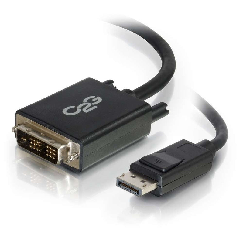 C2G Cable Adapter DisplayPort Male a DVI-d Single Link Male 2M, Black