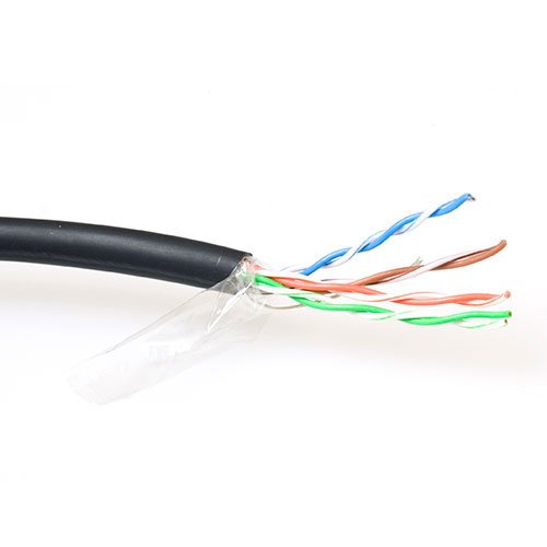 CAT.5E F UTP Lszh Stranded Patch Black 100M