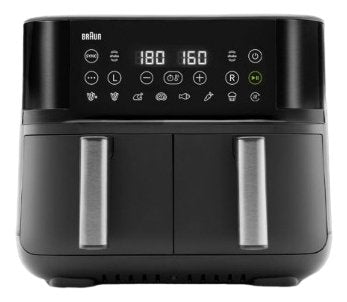 Braun Houshold Fryer Twincook 3, Td 3030I Black (matt), 2.850 Watt, 2 Körbe Je 4 Liter) 0X12500010 — image 1
