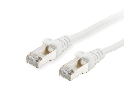 Equip Network Cable CAT.6A S/FTP 2x RJ45 10.00M White Lszh — image 1