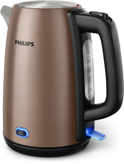 Philips Viva Collection HD9355/92 Tetera Eléctrica 1,7 L 2060W Black Cobre — image 1