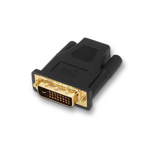 Aisens Adapter DVI a HDMI - 24+1/M-hdmi a Female Blindado Oro - Full HD - Black — image 1