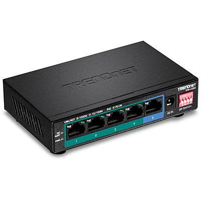 Trendnet TPE-LG50 Switch Gigabit Ethernet (10/100/1000) Black Energía Sobre Ethernet (PoE) — image 1