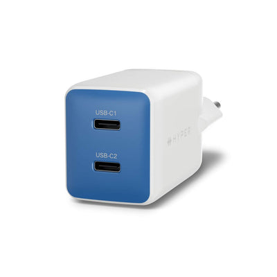Targus Hyperjuice Flex Power Supply GaN 45W 2x USB-C Blue — image 1