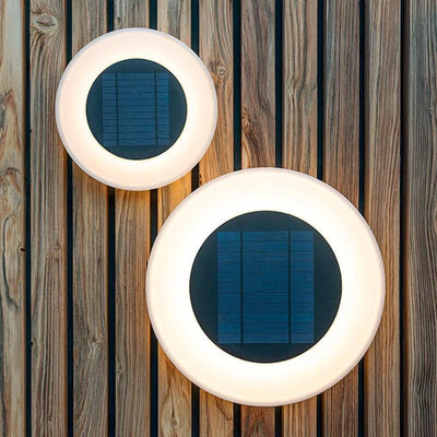 Wall Light LED Solar Wally 27, White Ø27 X 5CM — image 1