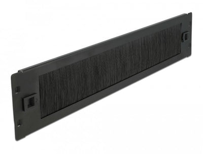 Delock 19? Organiser Cables Power Strip Brush Without Tools 2 He Black — image 1
