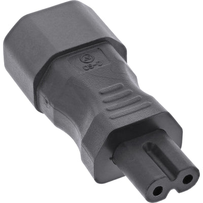 Inline Adapter Power IEC 60320 C14 / C7 3 Pines a 2 Pines — image 1