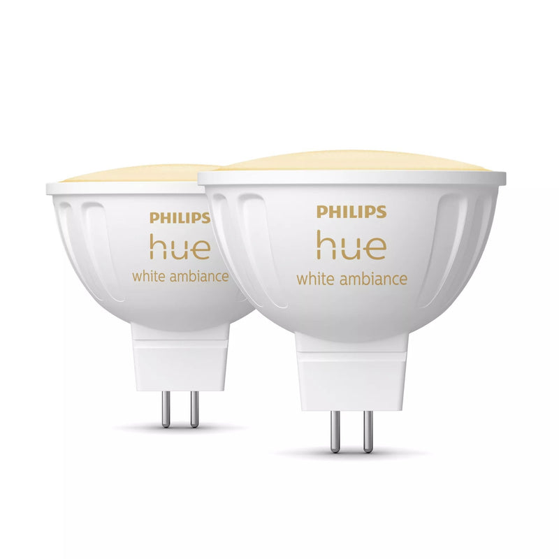 Philips Hue White Amb. MR16 LED Lampe Doppelpack 2X400LM