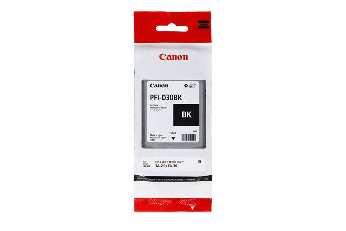 Canon Cartridge Ink Black PFI-030 Black/55ML/ Compatible Plotter Canon TA-20, TA-30