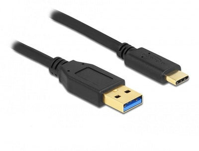Delock USB Cable (USB 3.2 Gen 1) Typ-a a USB Type-c 3M Superspeed — image 1