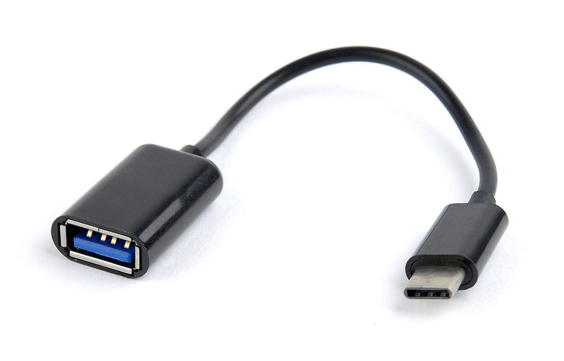 Gembird Cable Otg USB 2.0A USB Type-c H/M 0.20M Black AB-OTG-CMAF2-01