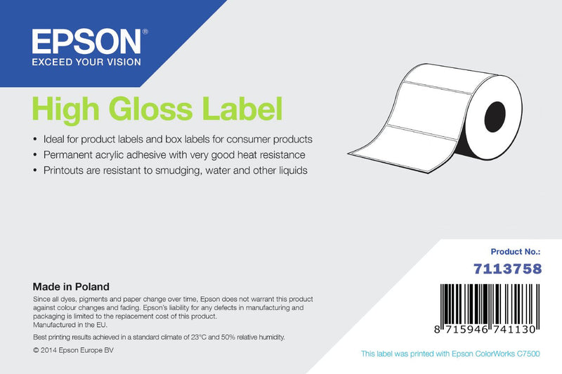 Epson High Gloss Label 102X51MM 2310 Etiketten Die-cut