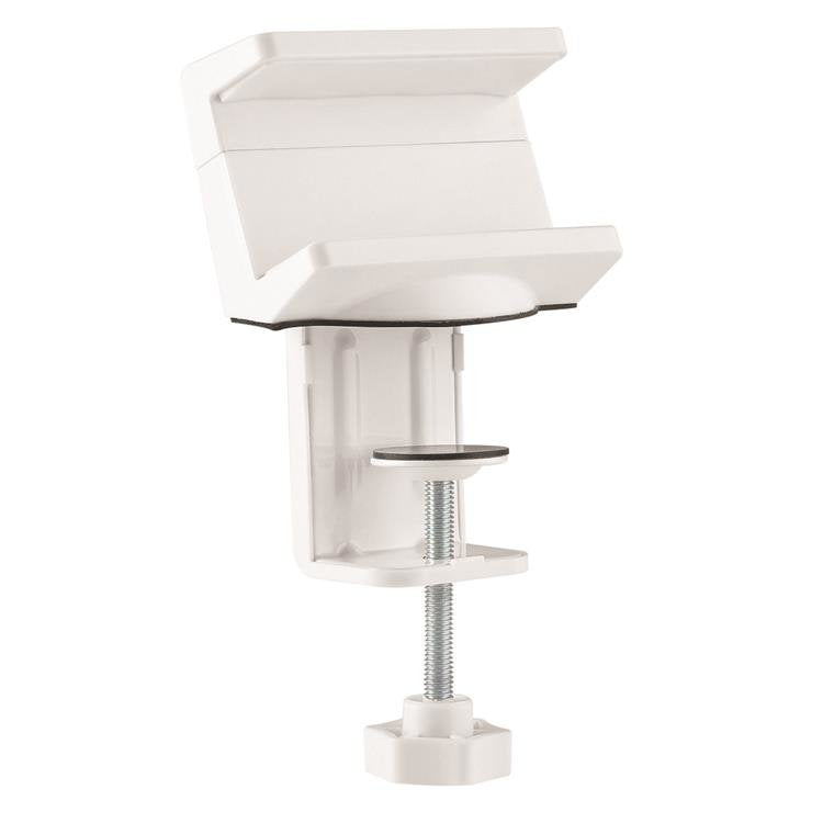 Value Clamp Desk Fr Power Strip Plugs White