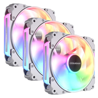 Cougar Fan PC Apolar 120ARGB, Reverse Blade, White 3ER- — image 1