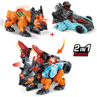 Vtech Switch & Go Dinos - Combo Triceratops, Figure Toy 80-582164 — image 1