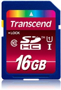 Transcend Secure Digital 16GB SD Uhs-i 90MB/S