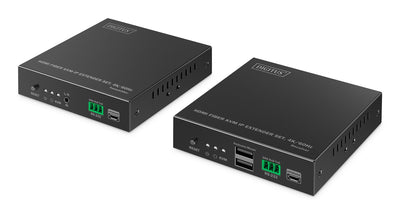 Digitus HDMI Fiber KVM Extender Set 4K 60HZ 40 Km 300M IP 1G Black — image 1