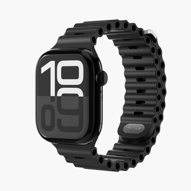 Vonmählen Wave Band 2 Black 38 40 41MM
