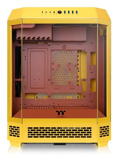 Thermaltake The Tower 600, Box Tower Yellow Glass Tempered X 3 CA-1Z1-00MMWN-00 — image 1