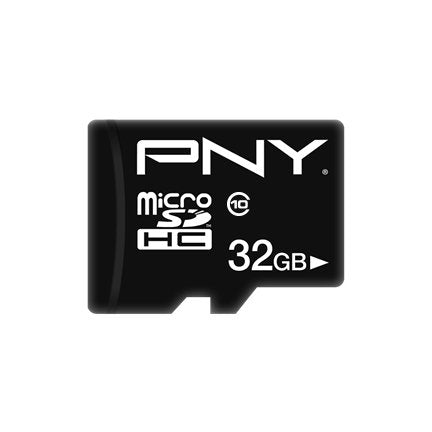 Pny Card microSD 32GB + Adapter Clase 10 Performance Plus