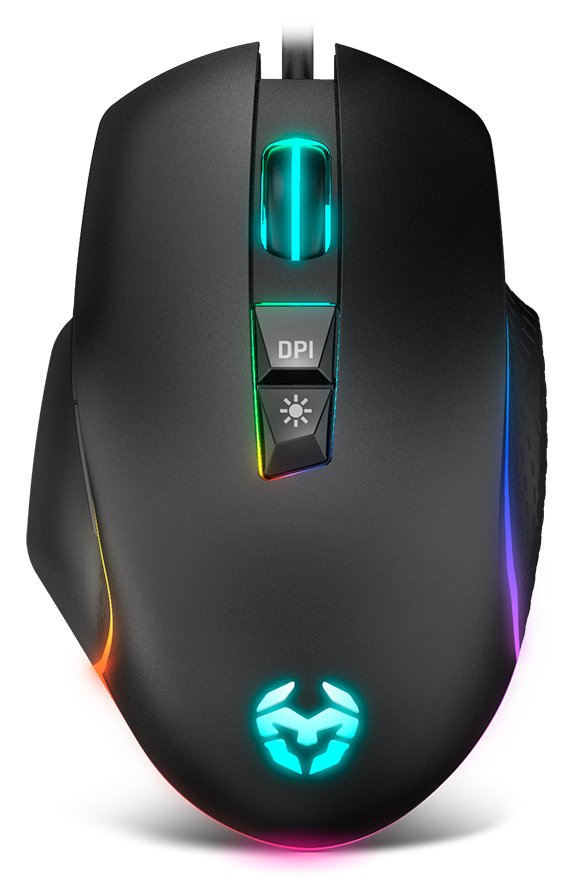 Krom Mouse Keos Gaming RGB 6400DPI RGB Rainbow 7 Buttons USB Nxkromkeos