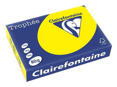 Clairefontaine Paper Copia Trophé And Canariengelb Din A4 80G Qm 500 Hojas — image 1