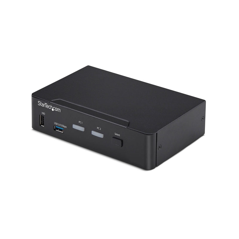 StarTech.com 2-PORT DisplayPort KVM Switch 4K 60HZ DP 1.2 Hdcp 1.4 Edid Management 2-PORT USB 3.0 Hub DP KVM U