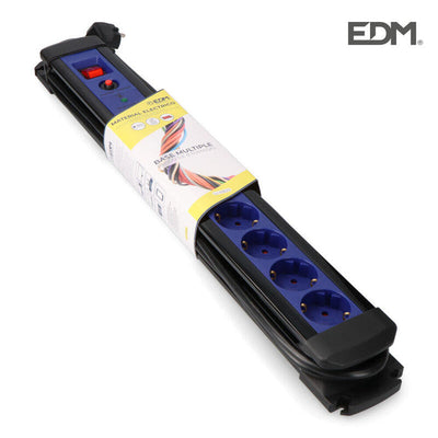 EDM Base Multiple 8 Sockets With Protector + Switch 3M — image 1