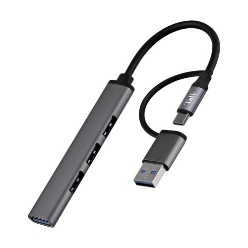 Tnb Hub USB-A & USB-C Ultra Slim Vers 4x USB-A - Aluminium — image 1