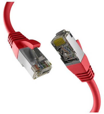 Efb CAT.8.1 Red 3M RJ45 Network Cable S FTP Pimf — image 1