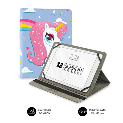 Subblim Case Universal Trendy Case Unicorn Tablet Up To 10.1'/25.6CM Stand 3 Ángulos Visión Fijaciones Silicon — image 1