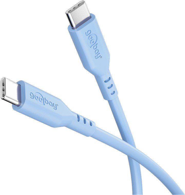 Goobay Cable USB-C Silicone 1.5M, Blue