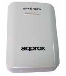 Approx Battery External Universal Power 7800MAH White
