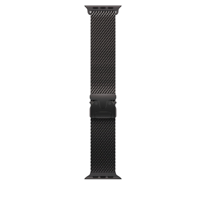 49MM Black Titanium Milanese Loop - Medium