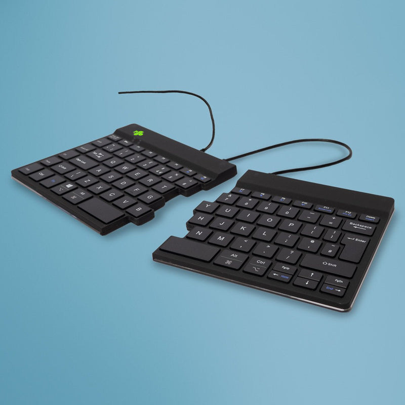 R-go Tools R-go Split Keyboard Ergonómico, QWERTY (uk), Black Cableada